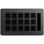 Mars Gaming MSD-ONE Stream Deck Slim con 15 teclas LCD, Negro